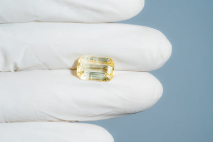 Natural Yellow Sapphire (Pukhraj) 7.09 Carats
