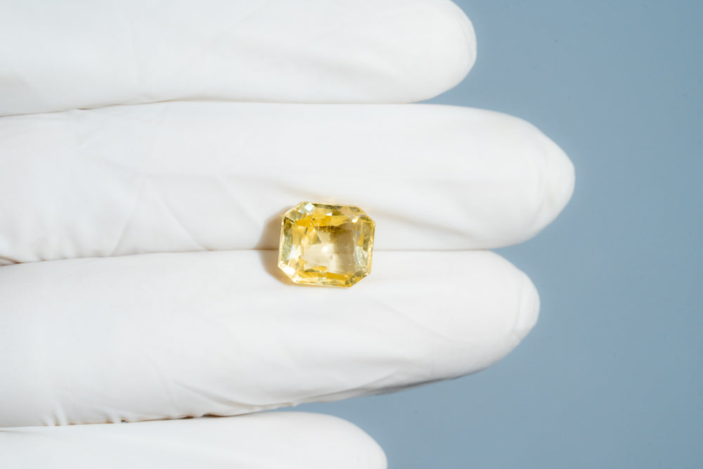Natural Yellow Sapphire (Pukhraj) 7.19 Carats
