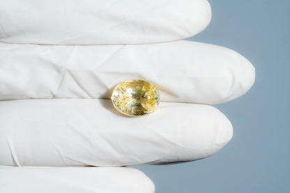 Natural Yellow Sapphire (Pukhraj) 7.92 Carats