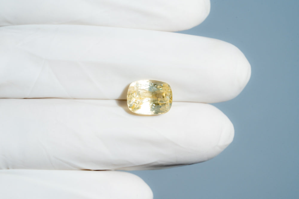 Natural Yellow Sapphire (Pukhraj) 5.69 Carats