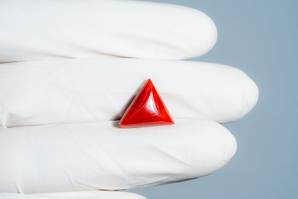 Natural Italian Red Coral (Moonga) 6.81 Carats