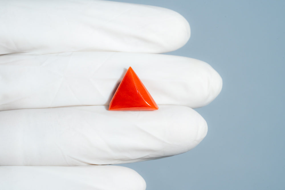 NATURAL RED CORAL (Moonga) 7.00 CARATS