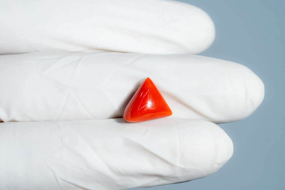 Natural Italian Red Coral (Moonga) 5.42 Carats