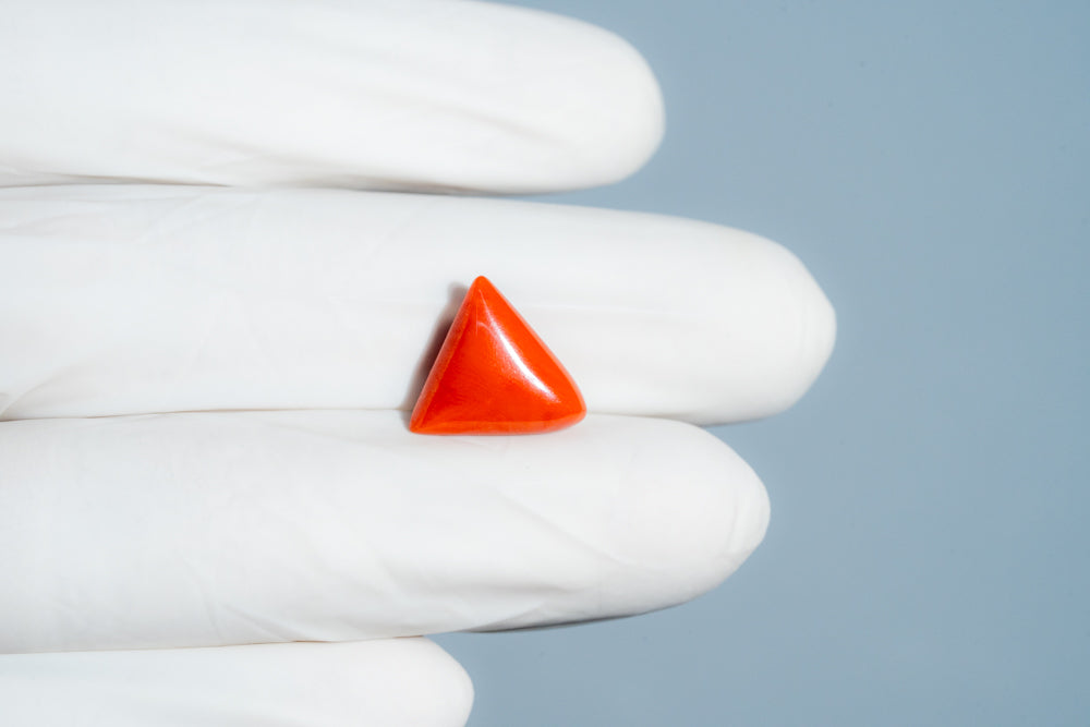 Natural Italian Red Coral (Moonga) 6.23 Carats