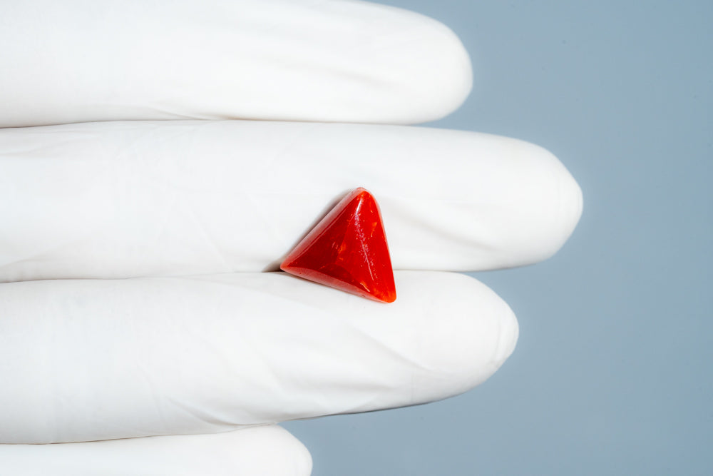 Natural Italian Red Coral (Moonga) 6.06 Carats