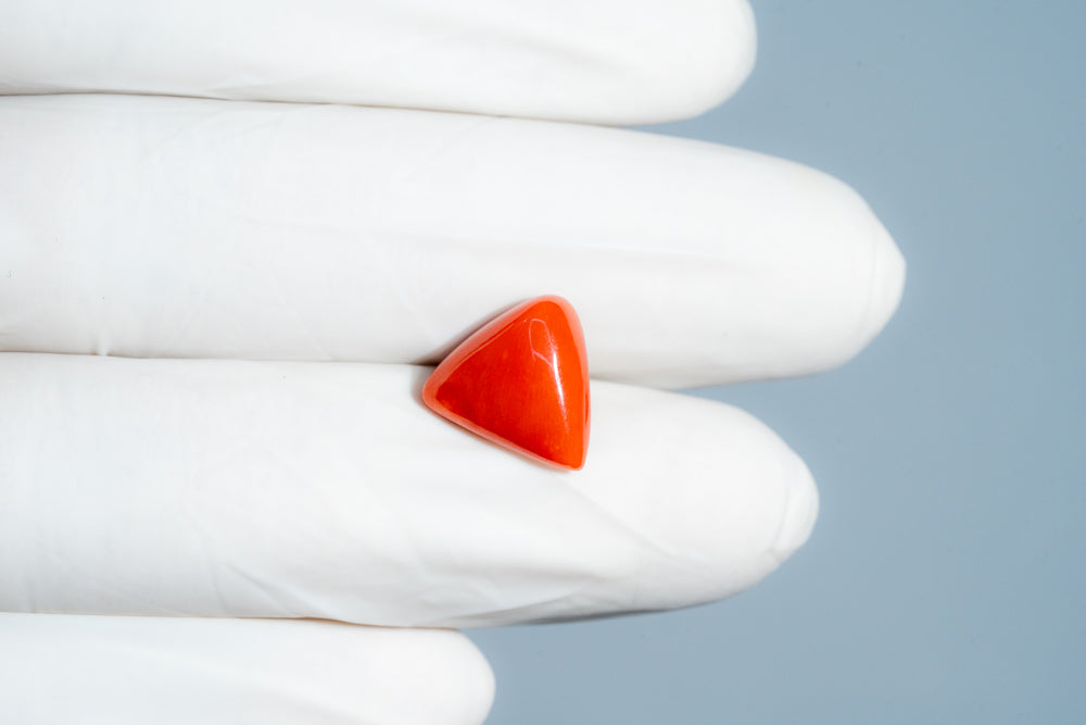 Natural Italian Red Coral (Moonga) 6.22 Carats