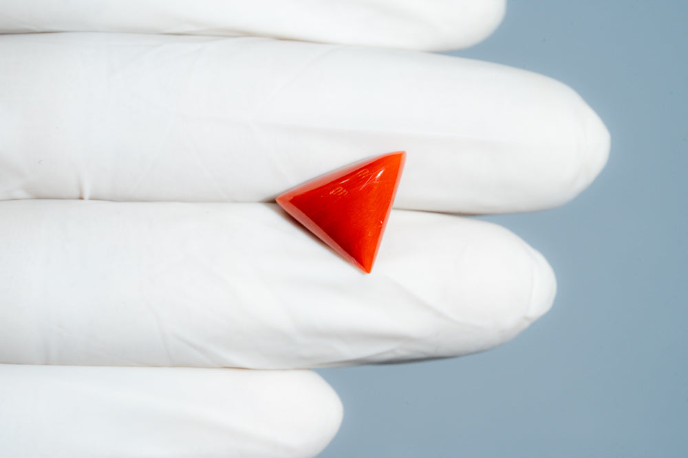 Natural Italian Red Coral (Moonga) 6.27 Carats