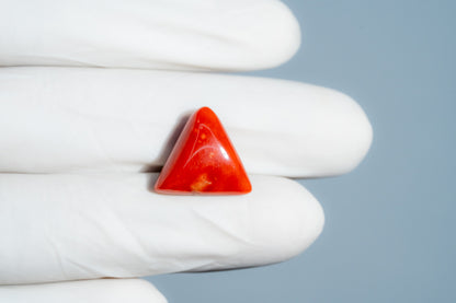 Natural Italian Red Coral (Moonga) 11.81 Carats