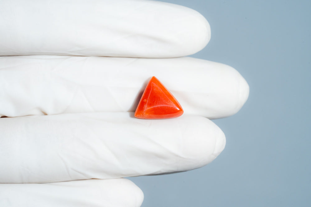 Natural Italian Red Coral (Moonga) 6.26 Carats