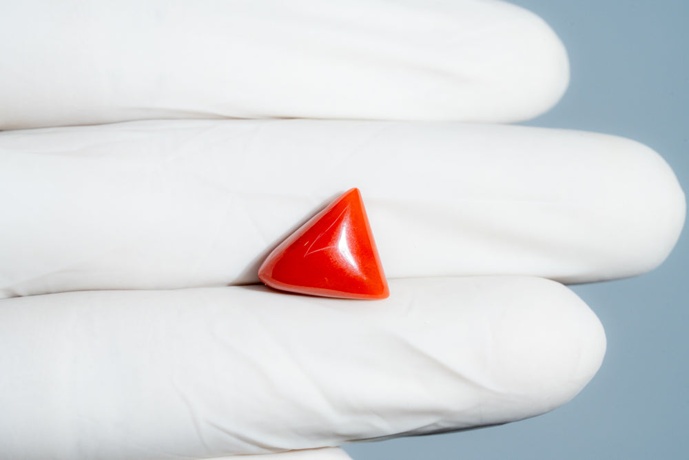 Natural Italian Red Coral (Moonga) 6.42 Carats