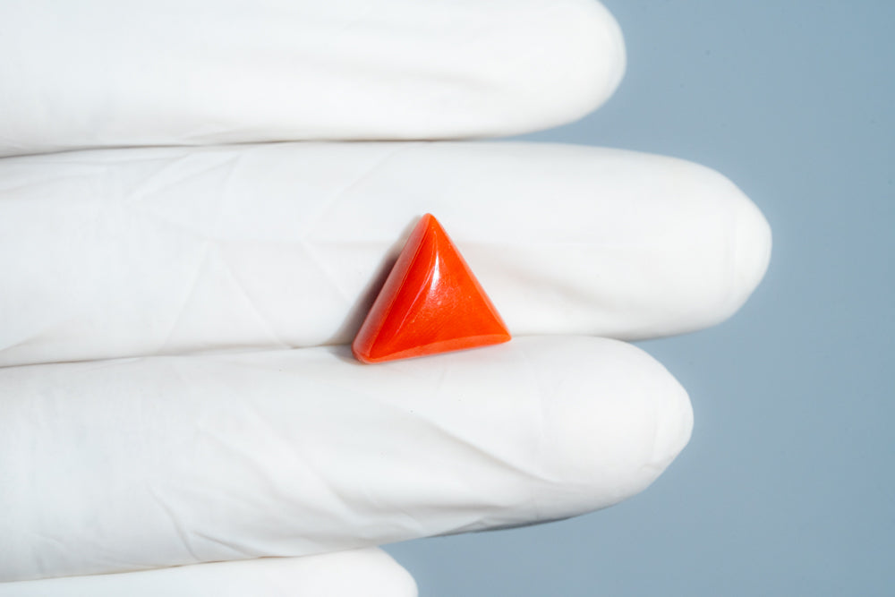 Natural Italian Red Coral (Moonga) 6.48 Carats