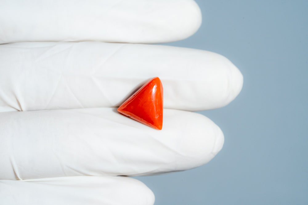 Natural Italian Red Coral (Moonga) 6.29 Carats