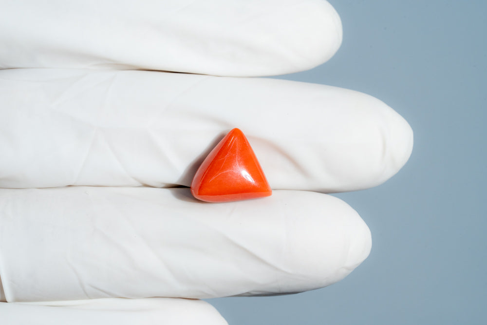 Natural Italian Red Coral (Moonga) 6.52 Carats