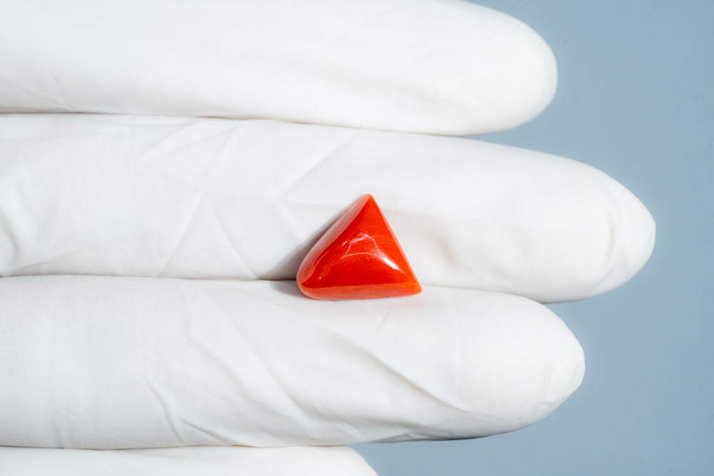 Natural Red Coral (Moonga) 6.54 Carats