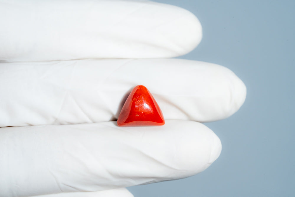 Natural Italian Red Coral (Moonga) 6.28 Carats
