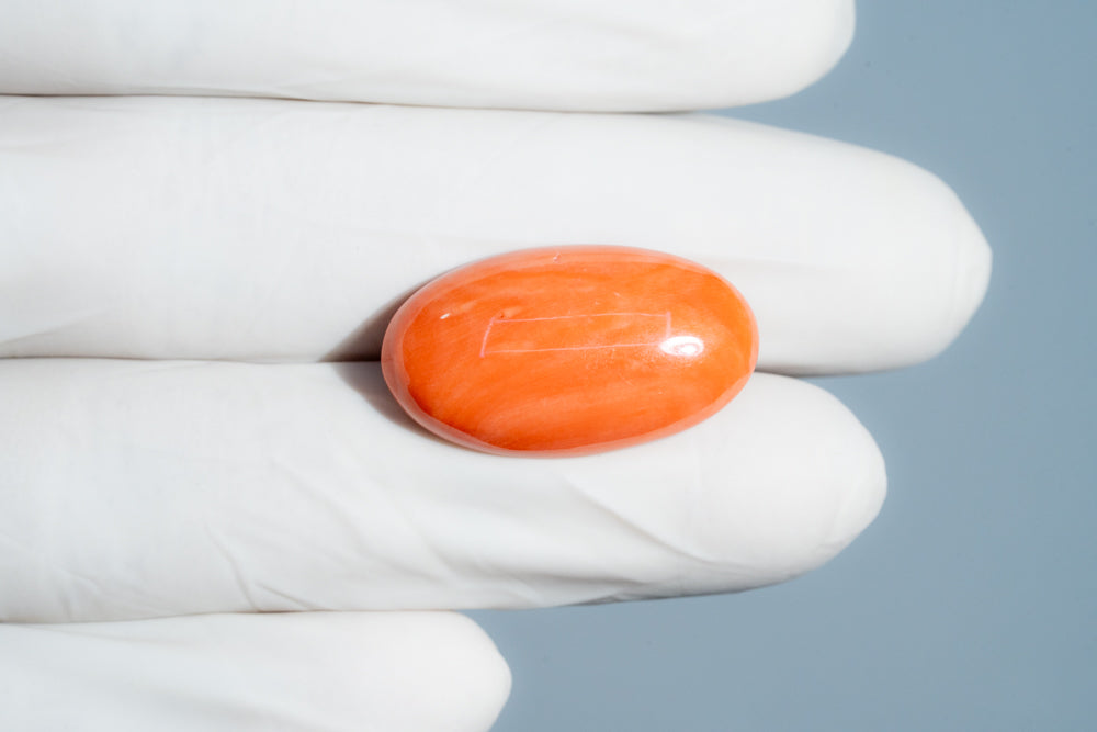 Japanese Red Coral (Moonga) 23.92 Carats