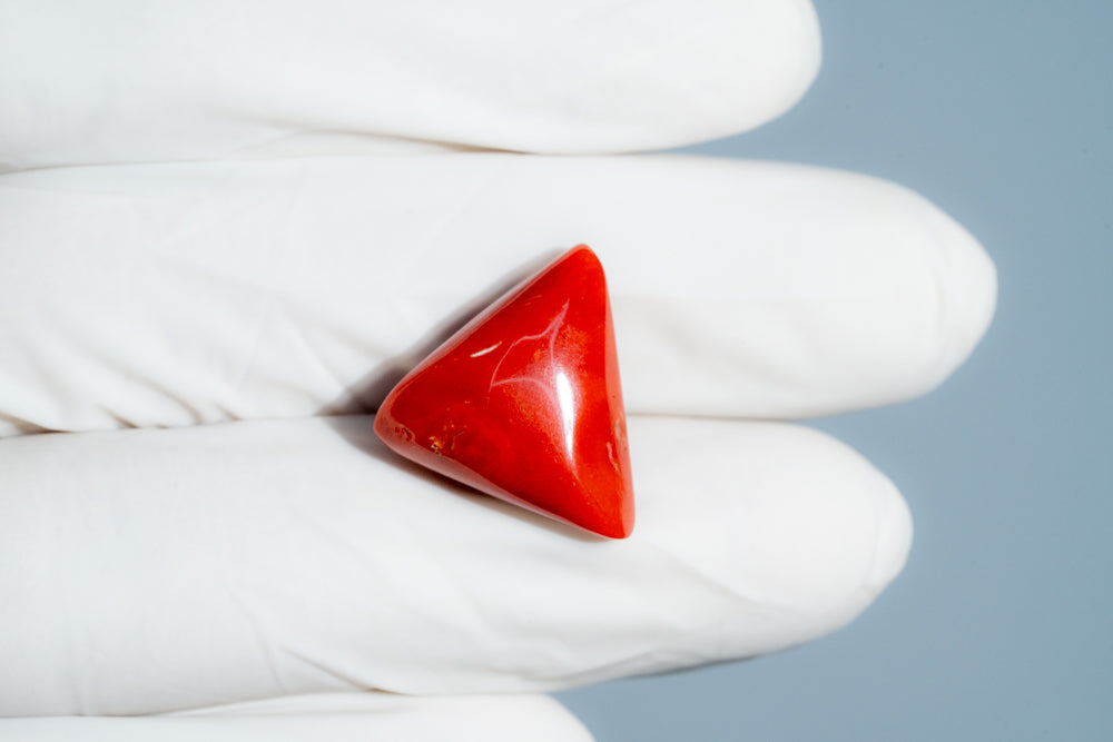 Natural Italian Red Coral (Moonga) 16.79 Carats
