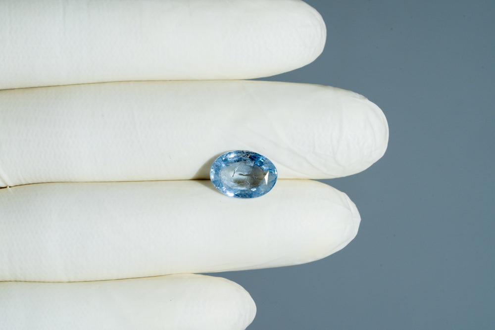 Natural Blue Sapphire (Neelam) 6.49 Carats