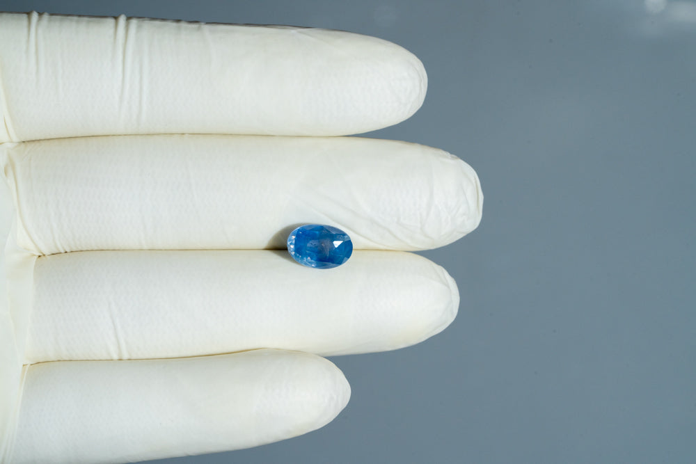 NATURAL BLUE SAPPHIRE (NEELAM) 5.90 CARATS