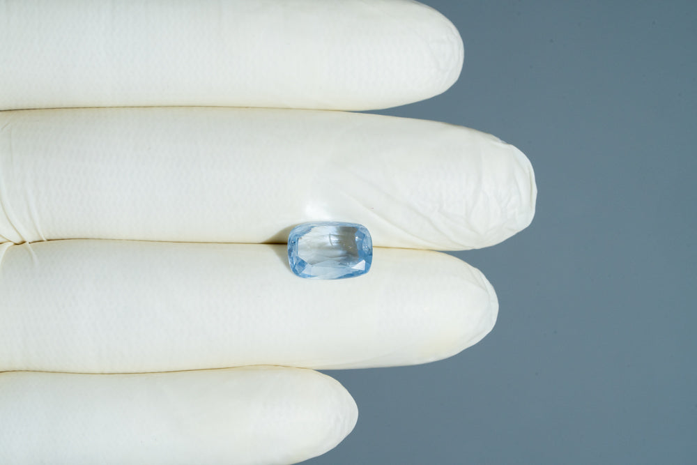 Natural Blue Sapphire (Neelam) 5.76 Carats