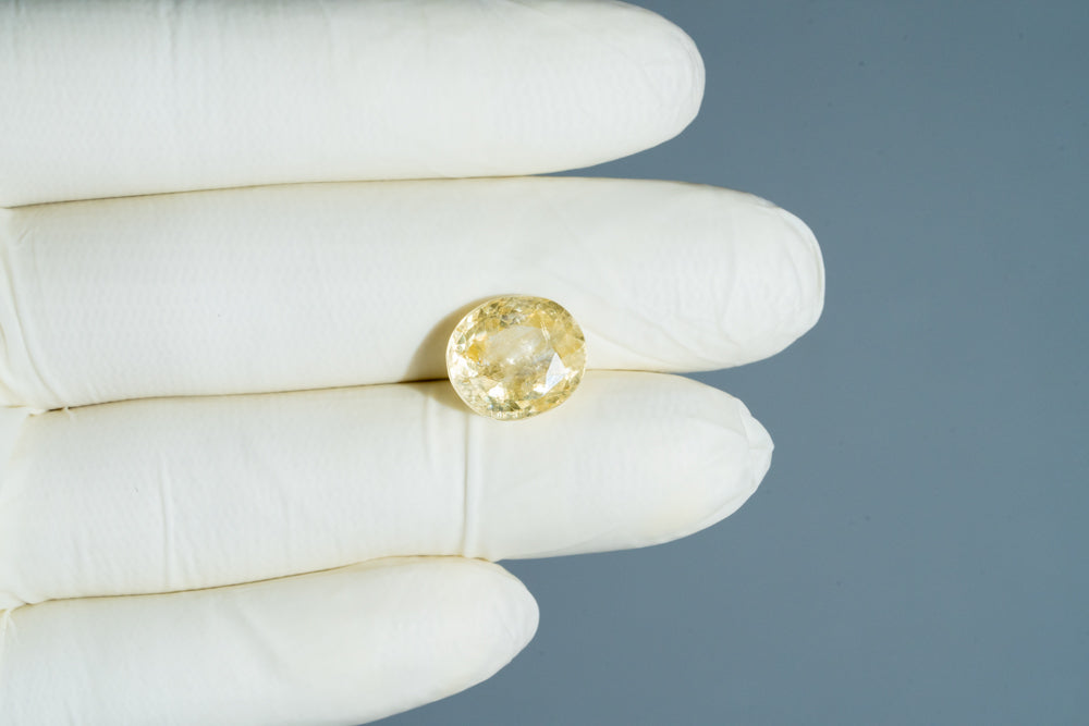 Natural Yellow Sapphire (Pukhraj) 11.07 Carats