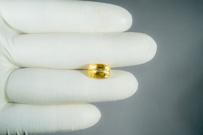 Natural Yellow Sapphire (Pukhraj) 7.37 Carats