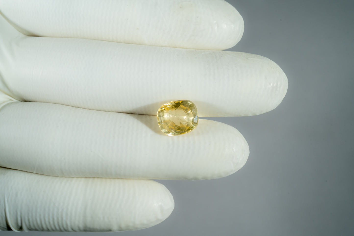 Natural Yellow Sapphire (Pukhraj) 6.89 Carats
