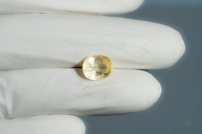 Natural Yellow Sapphire (Pukhraj) 5.26 Carats