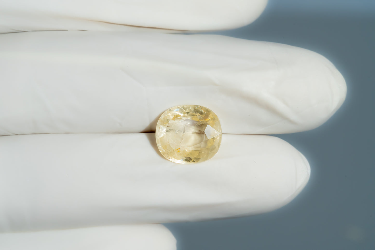 Natural Yellow Sapphire (Pukhraj) 7.76 Carats