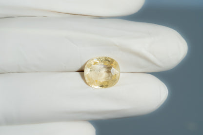 Natural Yellow Sapphire (Pukhraj) 7.76 Carats