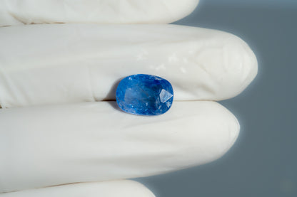 Natural Blue Sapphire (Neelam) 5.76 Carats