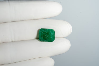 Minor Oil Natural Zambian Emerald (Panna) 11.02 Carats