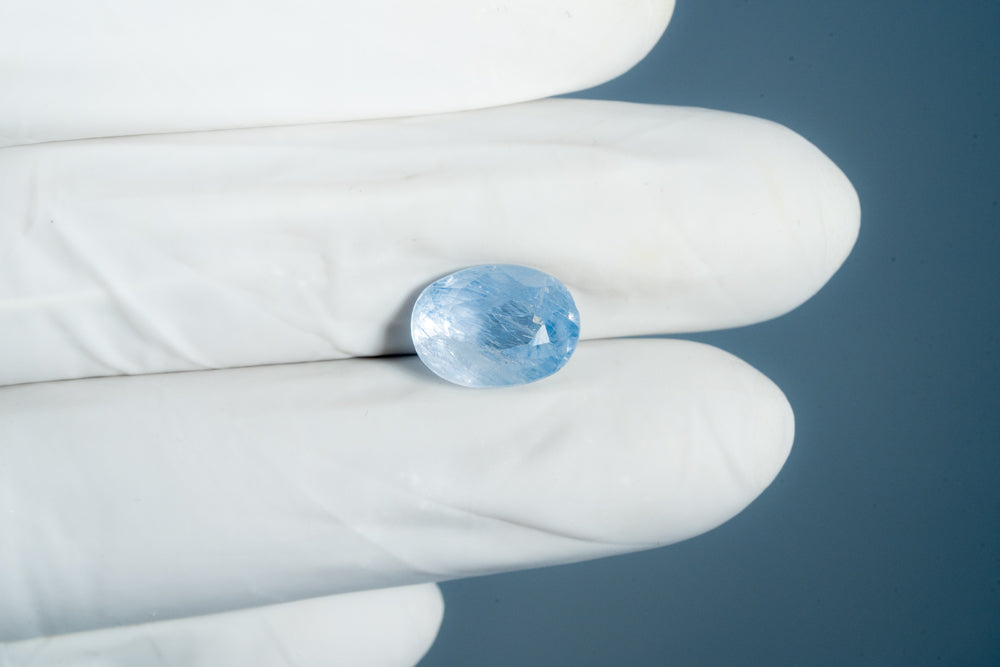 NATURAL BLUE SAPPHIRE (NEELAM) 6.43 CARATS