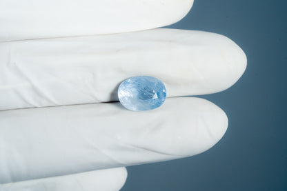 NATURAL BLUE SAPPHIRE (NEELAM) 6.43 CARATS
