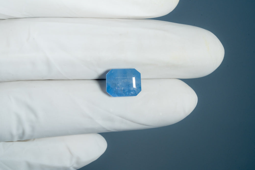 Natural Blue Sapphire (Neelam) 6.29 Carats