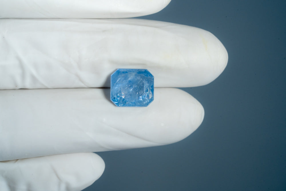 Natural Blue Sapphire (Neelam) 7.56 Carats