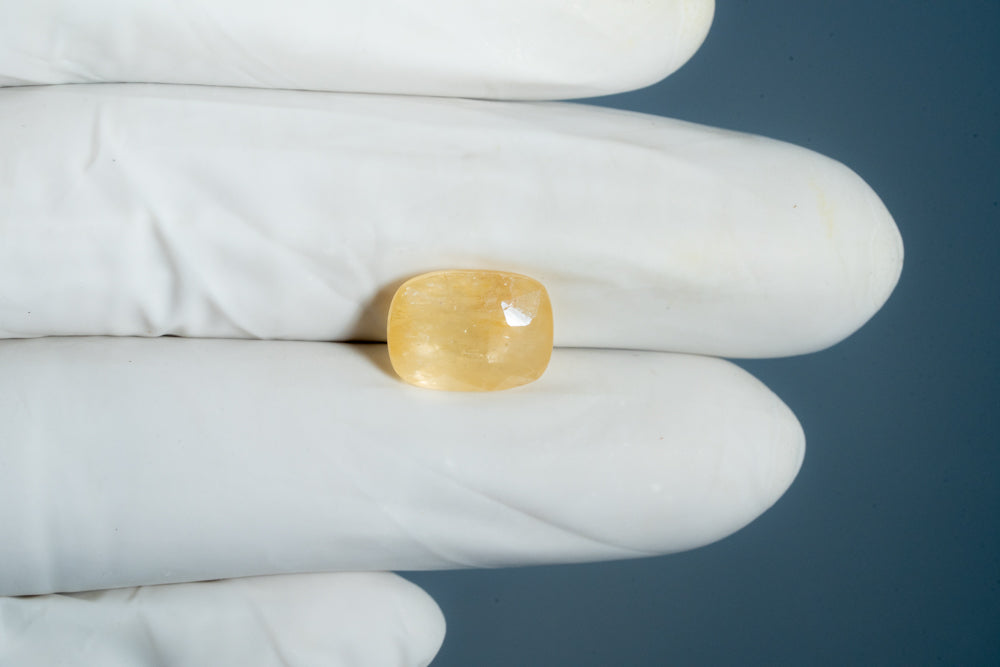 Natural Yellow Sapphire (Pukhraj) 7.40 Carats