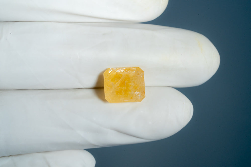Natural Yellow Sapphire (Pukhraj) 7.17 Carats