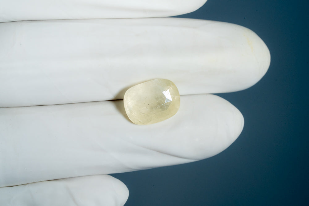 Natural Yellow Sapphire (Pukhraj) 7.57 Carats