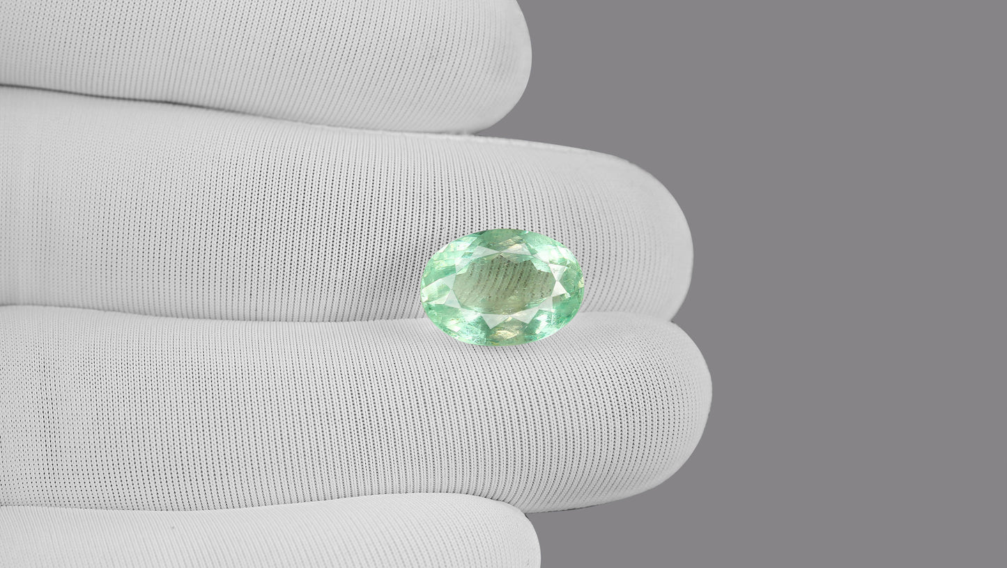 Natural Columbian Emerald (Panna) 7.09 Carats