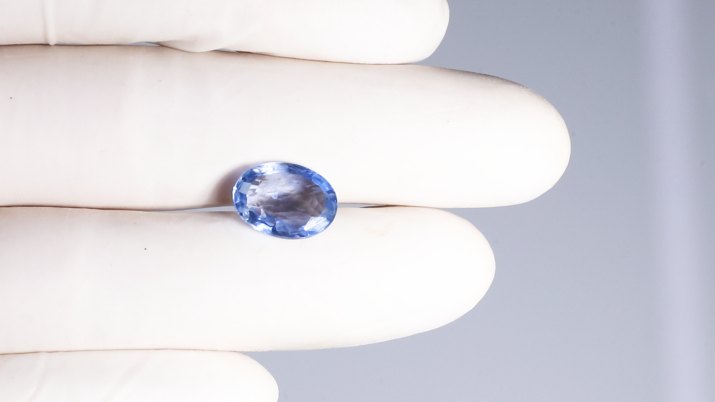 Natural Blue Sapphire (Neelam) 5.94 Carats