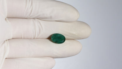 Minor Oil Natural Zambian Emerald (Panna) 5.07 Carats
