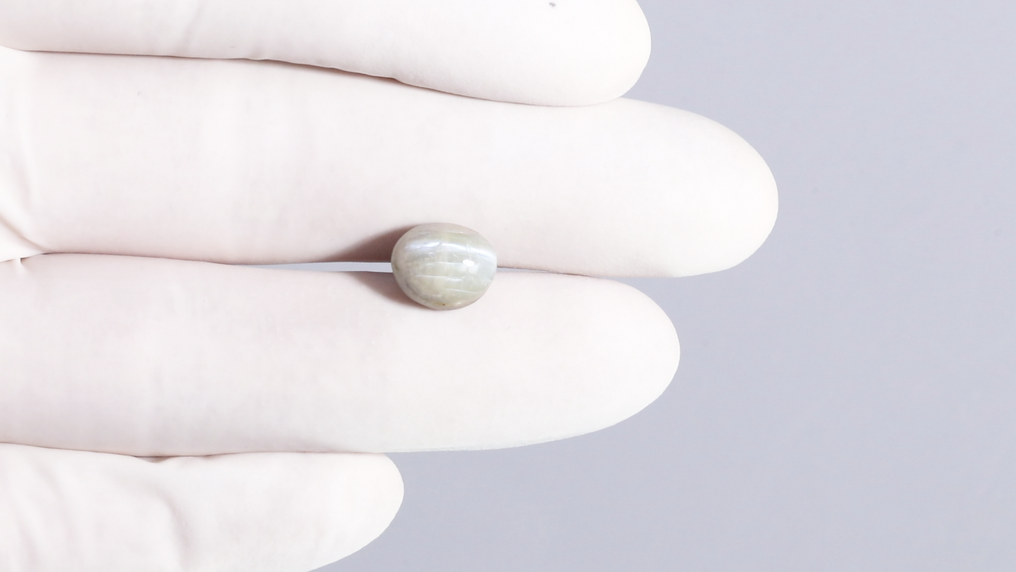 Natural Cat'S Eye (Lehsuniya) 7.06 Carats