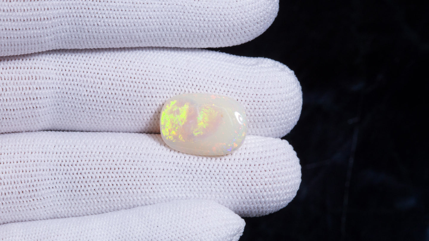 Natural Australian White Fire Opal 7.73 Carats