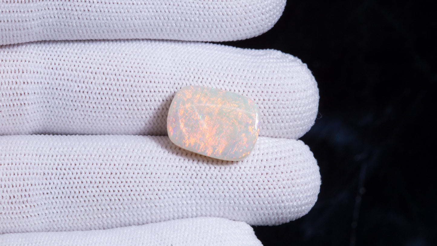 Natural Australian White Fire Opal 10.51 Carats