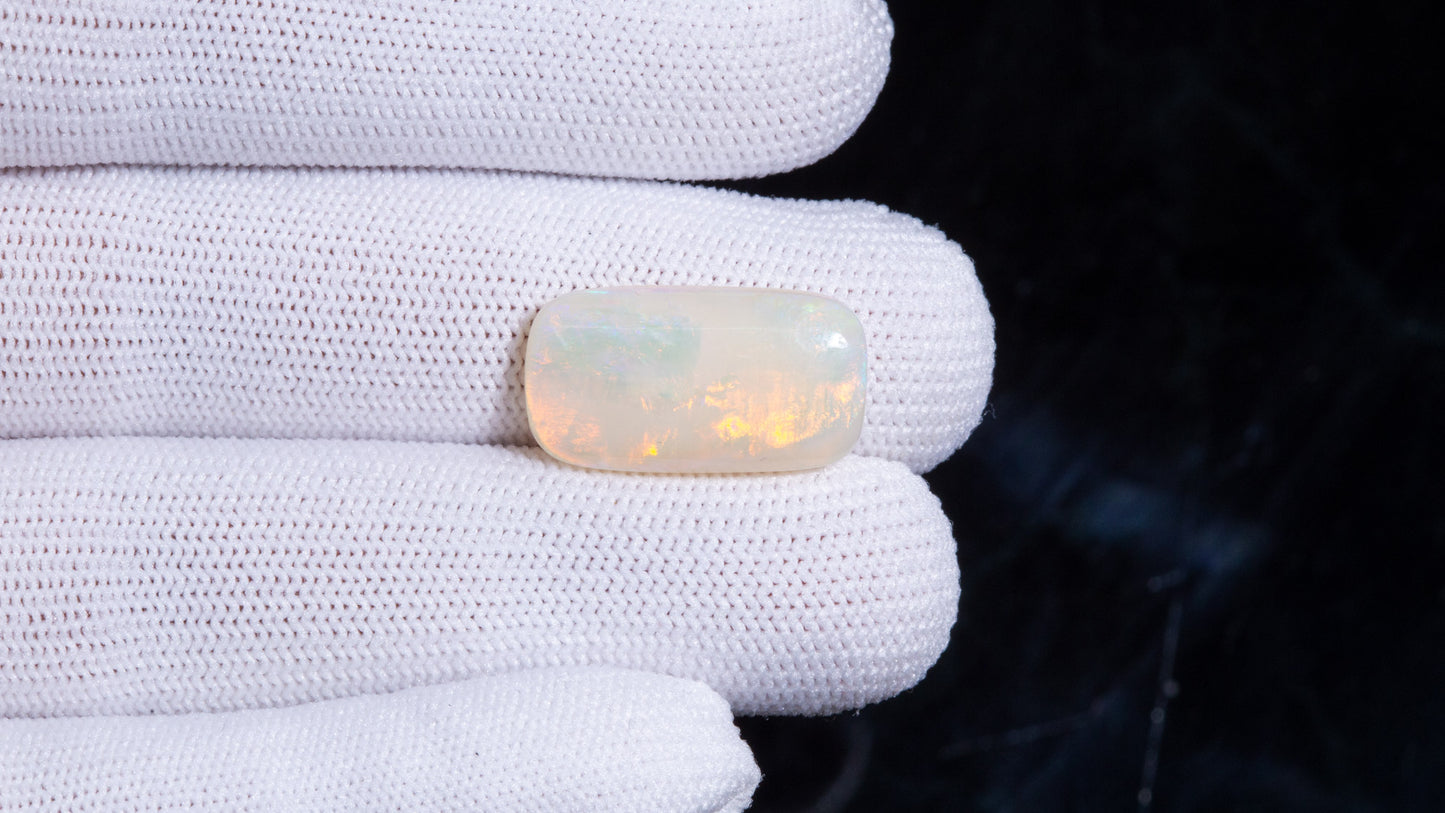Natural Australian White Fire Opal 10.10 Carats