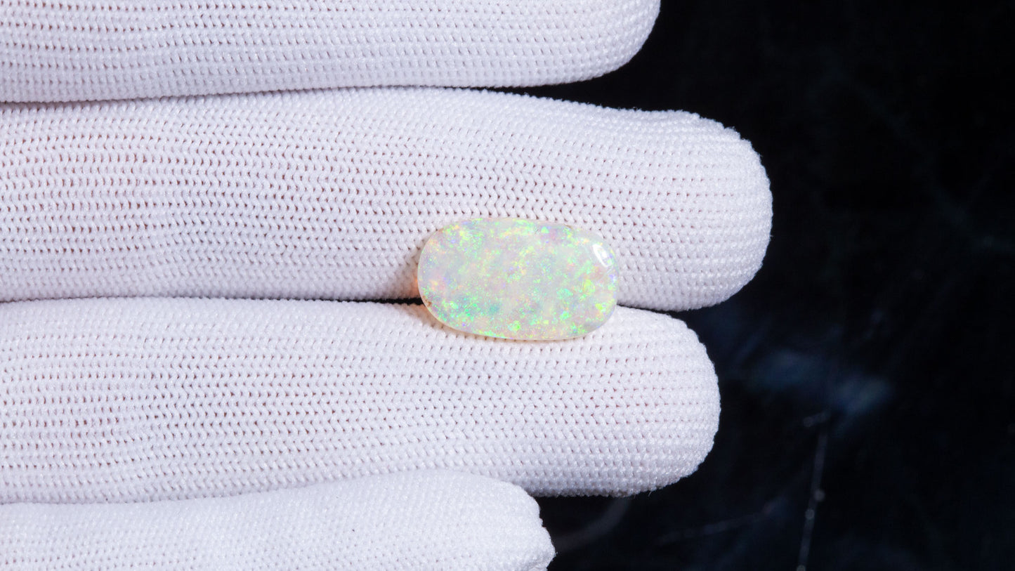 Natural Australian White Fire Opal 5.74 Carats