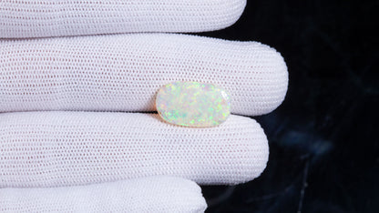 Natural Australian White Fire Opal 5.74 Carats