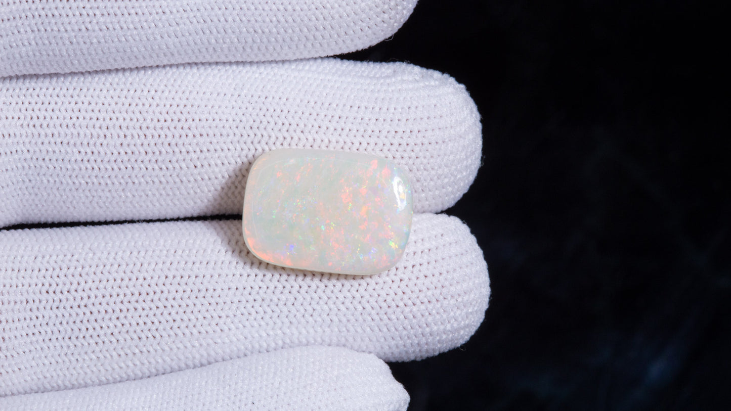 Natural Australian White Fire Opal 12.01 Carats