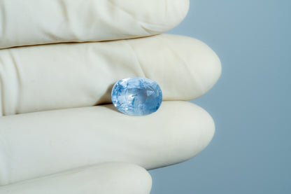 Natural Blue Sapphire (Neelam) 7.42 Carats